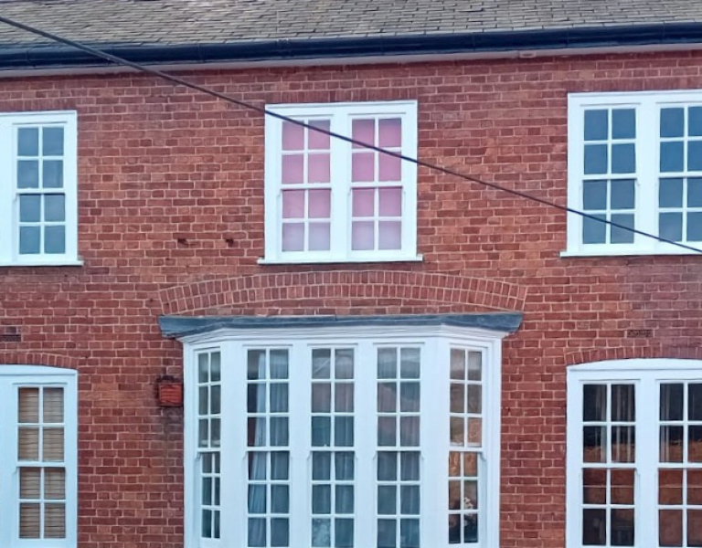 Exterior of Building in Conservation area with grade 2 listing in Leighton Buzzard