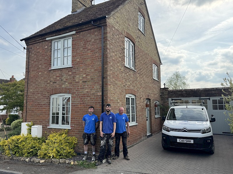 Halo Flush Casement Windows and Solidor Front Door Installed by Safe and Healthy Homes Handy Services in Leighton Buzzard